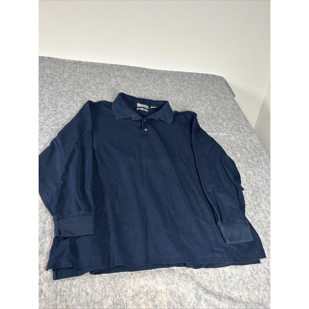 DANIEL CREMIEUX Signature Collection Mens‎ XXL Dk Blue Pullover Long Sleeve
